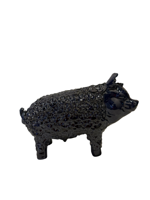 Glazed Clay Piglet - San José de Gracia - Mansion Iturbe Artisans Collection