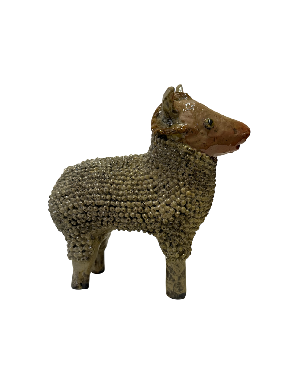 borrego de la bundancia, color blanco crudo, ideal para decoracion de interiores, decoracion mexicana, arte mexicano