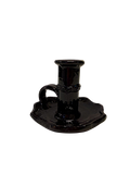 Candelabro de Barro Negro Vidriado, Santa Fe de la Laguna | Artisans Collection