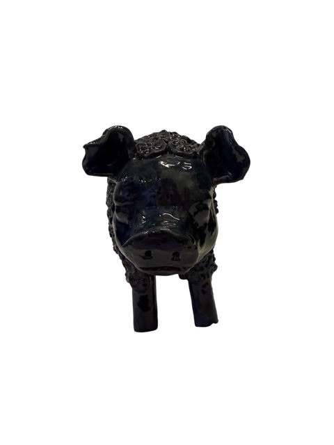 Glazed Clay Piglet - San José de Gracia - Mansion Iturbe Artisans Collection